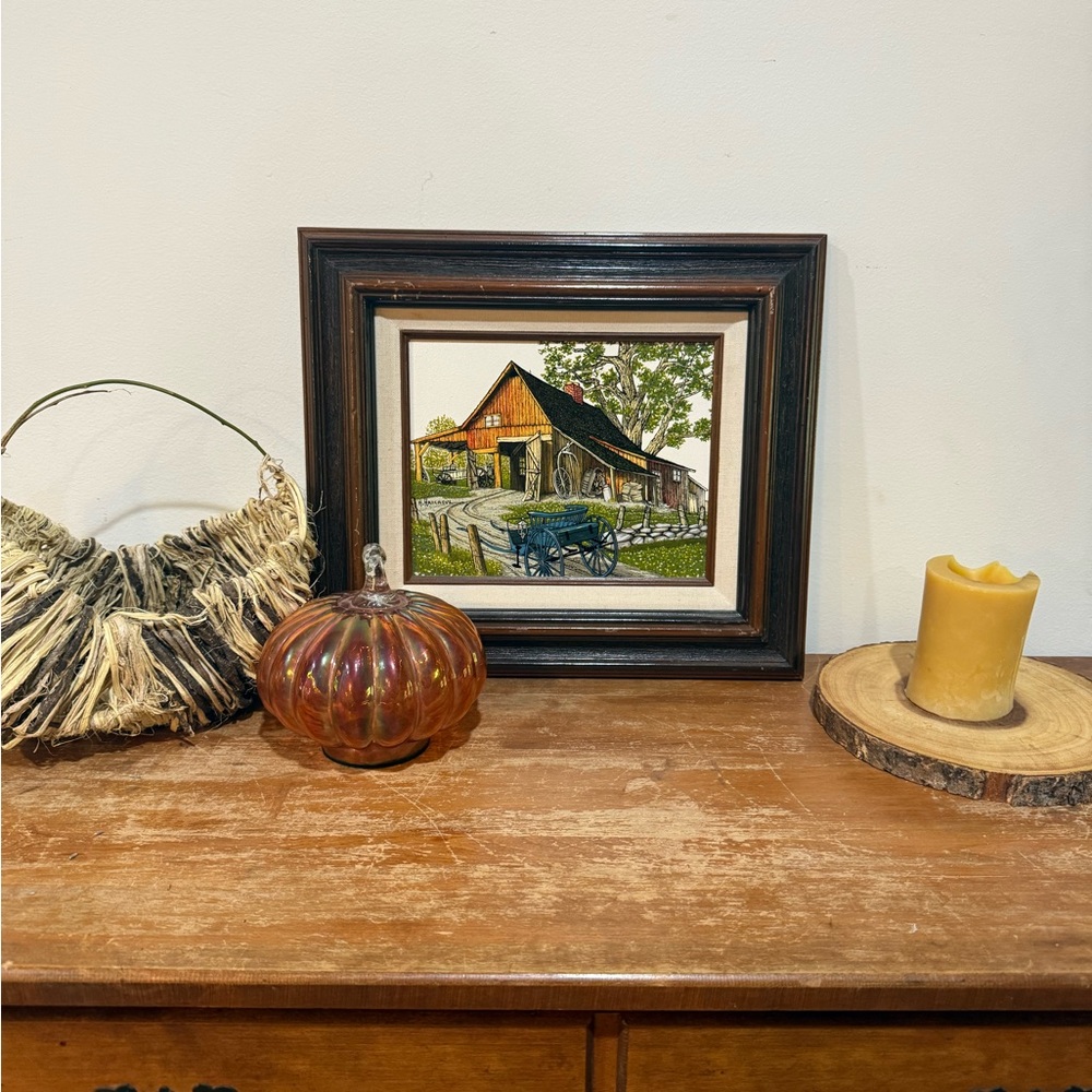 Framed Rustic Barn Artwork